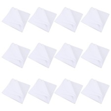  12 pezzi cotone bianco