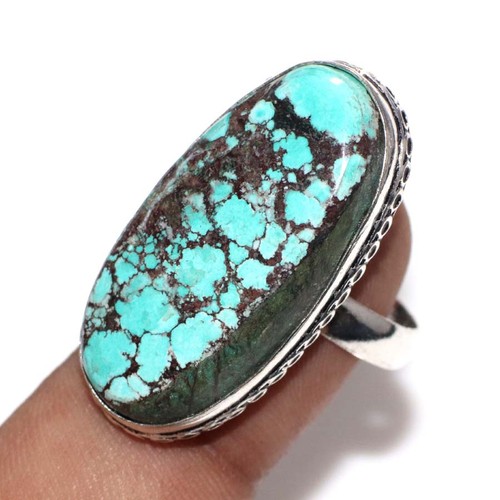 Anello turchese placcato