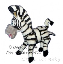 Peluche Zèbre Madagascar 3 - Dreamworks H2H - 26 cm