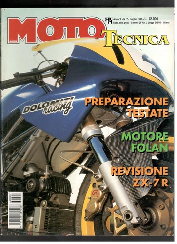 Moto tecnica 1996 ducati evr - tecnica, 7/1996