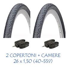 2 Copertoni SLICK + 2 Camere