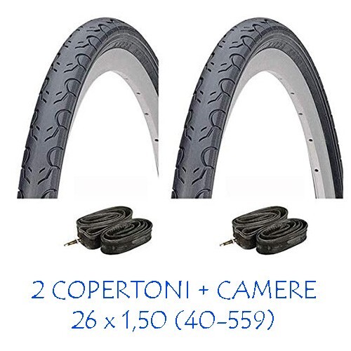Copertoni slick 2 camere - copertoni, +