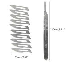 SET 1 bisturi +10 lame #23