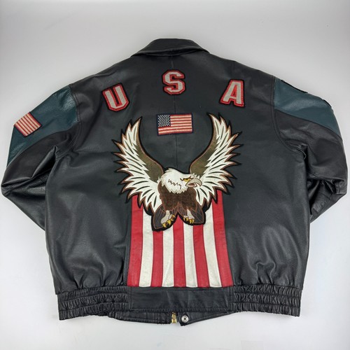 Giacca pelle vintage - , prestige