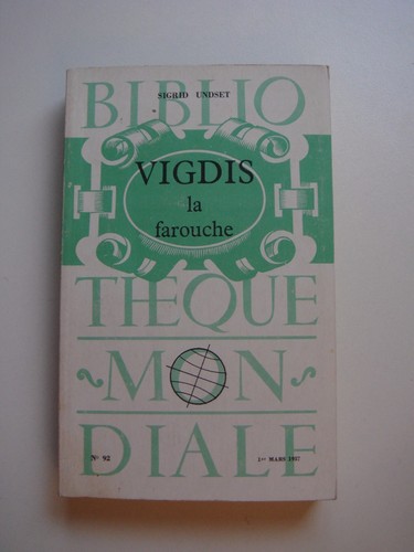 Sigrid undset vigdis la - -,