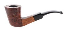 Pipa Ser Jacopo dalla Gemma S2 sabbiata marrone shape half bent dublin 9mm