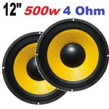 2 WOOFER ALTOPARLANTI SUB 500W
