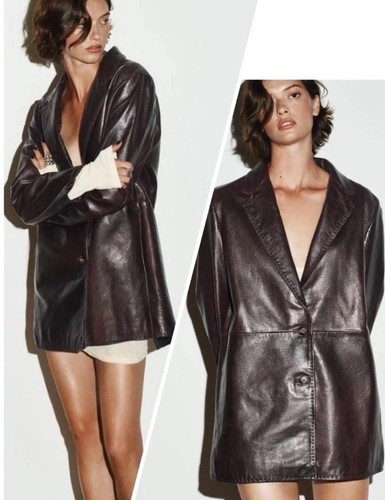 Zara 100 pelle topstitching - zara, 100%