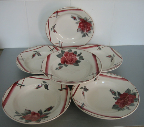 Ancienne assiette creuse - 6,