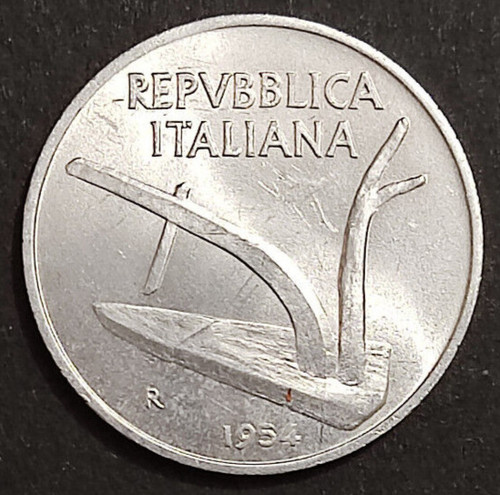 Lire spighe 1953 1954 - 10,
