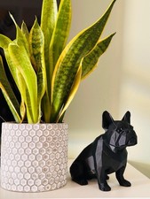 Statua Bulldog Francese Nera