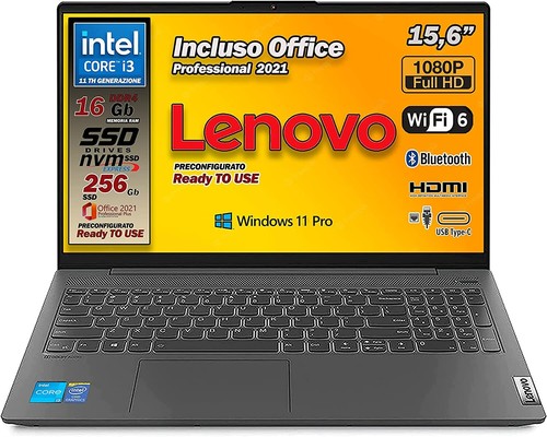 Lenovo notebook 11th ssd - i3,