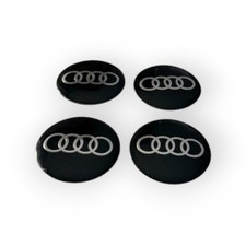 4 COPRIMOZZO ADESIVI 56MM PER AUDI A1 A3 A4 A5 A6 Q5 Q7 CERCHI 