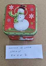 SCATOLA IN METALLO DI NATALE