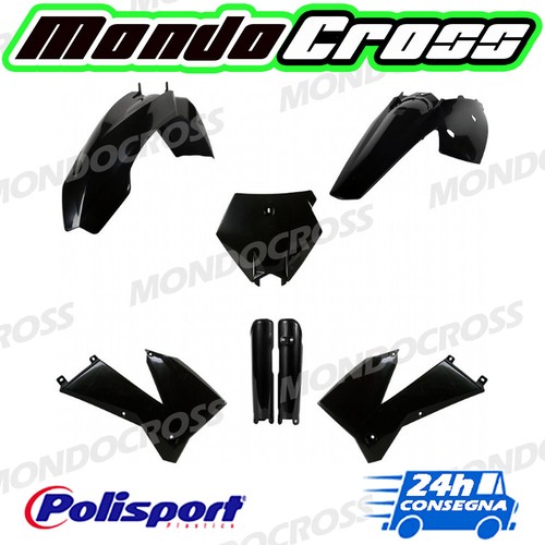Kit plastiche polisport - plastiche, nero