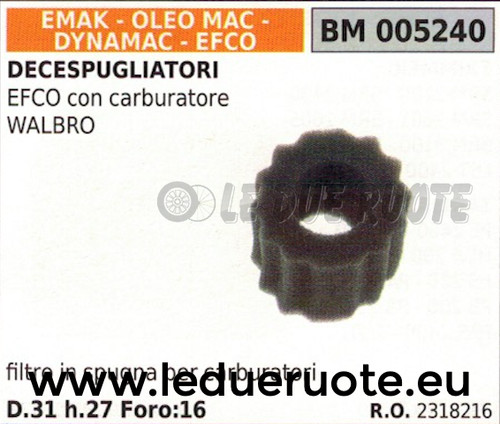2318216 filtro aria per - 2318216,