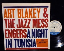 ART BLAKEY A NIGHT IN TUNISIA-LP BLUE NOTE LIBERTY BST 84049-RVG-NEAR MINT