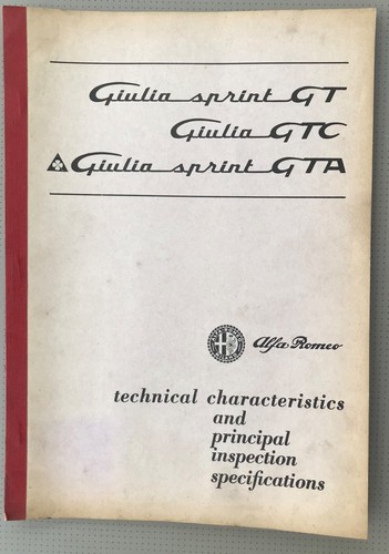 Libretto specifiche alfa - libretto,