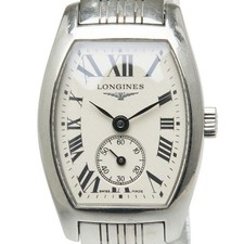 Orologio Longines Evidenza Piccoli Secondi Donna Acciaio Inox 19,5mm Nuovo Da Jap