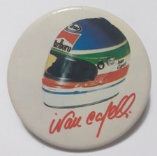 VECCHIA SPILLA /Old Badge Button Pin : FERRARI FORMULA 1 F1 IVAN CAPELLI (4 cm)