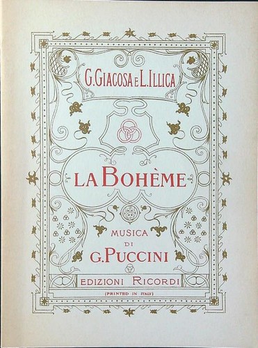 Boheme puccini giacosa - puccini,