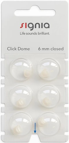Signia click 6mm closed - 2x,