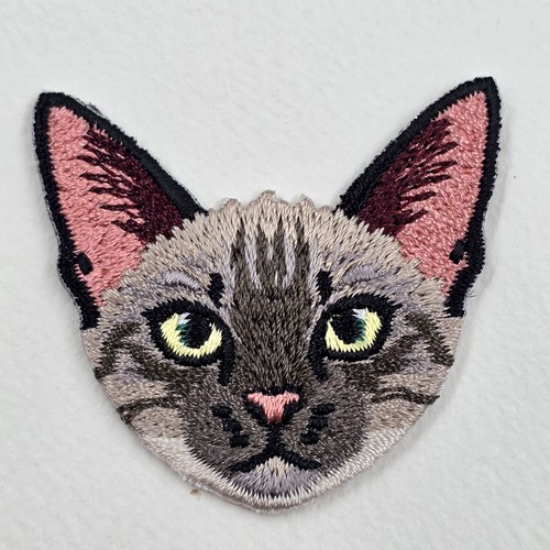 Devon rex cat - devon, embroidered