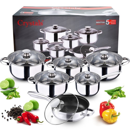 Set pentole acciaio inox - in,