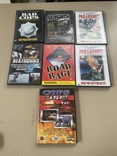 Lotto dvd cops paramedics e serie tv varie filmati