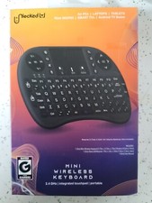 Mini tastiera wireless NERA per Android o PC media telecomando gioco Xbox 360 PS3