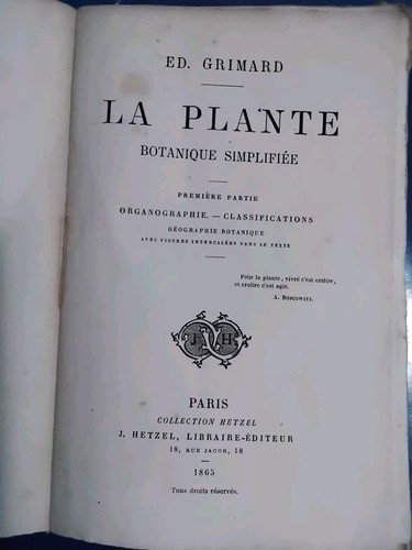 1865 botanica semplificata - 1865, _