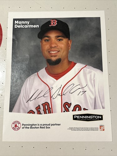 Manny delcarmen autografo - manny,