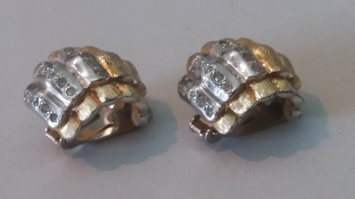 Orecchini clip con strass - orecchini,