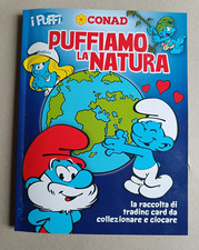 album figurine - I PUFFI, puffiamo la natura - CONAD - completo , perfetto