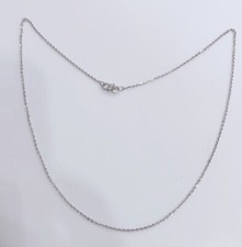 Collana Catenina in ORO BIANCO