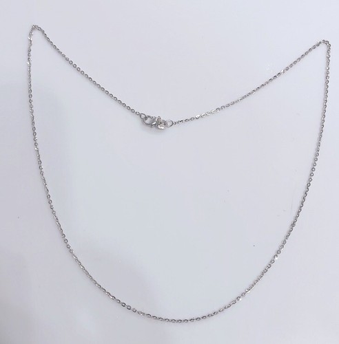 Collana catenina oro bianco - collana,