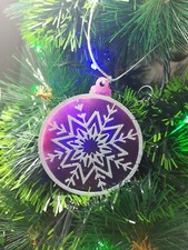 Palla Di Natale In Resina/