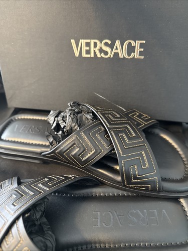 Versace greca sandalo - la, con