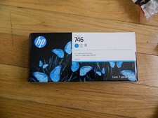 2023 GENUINE HP #746 CYAN 300ml CARTRIDGE P2V80A DESIGNJET Z6 Z9 FACTORY SEALED