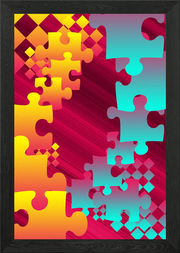 Attraente puzzle modello