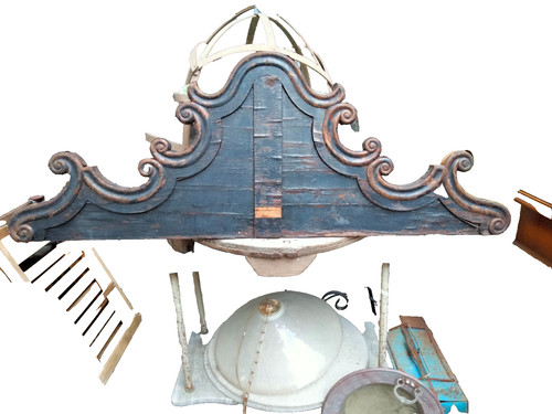 Antico sovraporta fregio - antico,