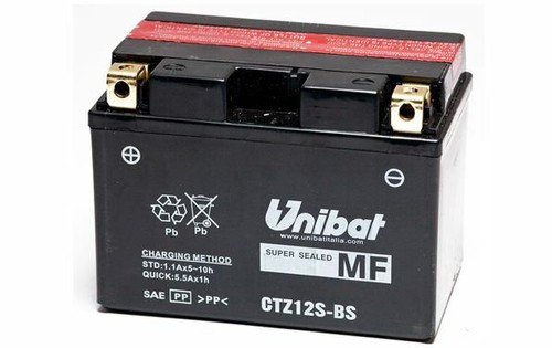 Batteria moto unibat agm 12v - batteria,
