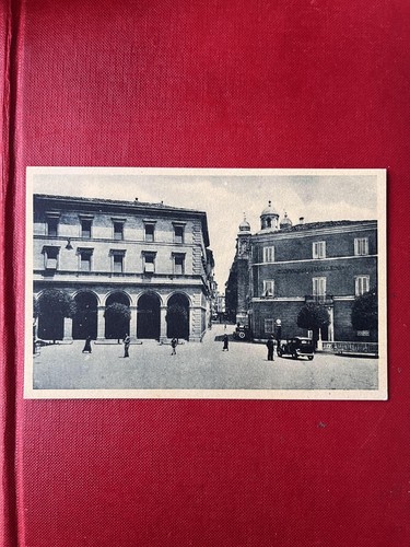 Cartolina macerata piazza - macerata,