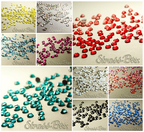 250 pezzi strass - , dmc