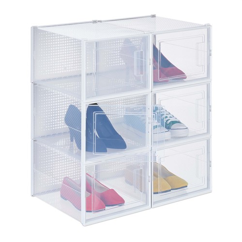 Scatole plastica per scarpe - plastica,