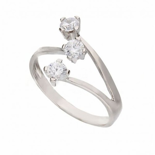 Anello trilogy oro bianco - in,