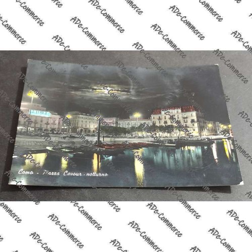 Cartolina como piazza cavour - cartolina,