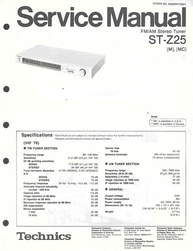 Originale technics z25 - originale, st-z25