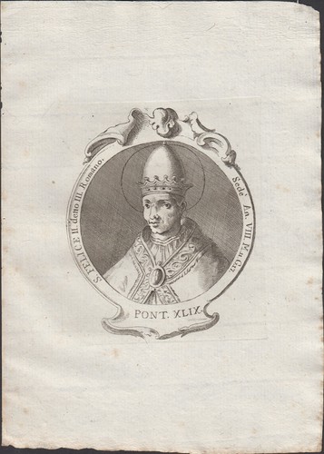 Stampa incisione papa - incisione, s