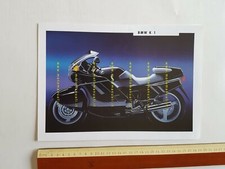 BMW K1 1000 1990 depliant originale moto italiano